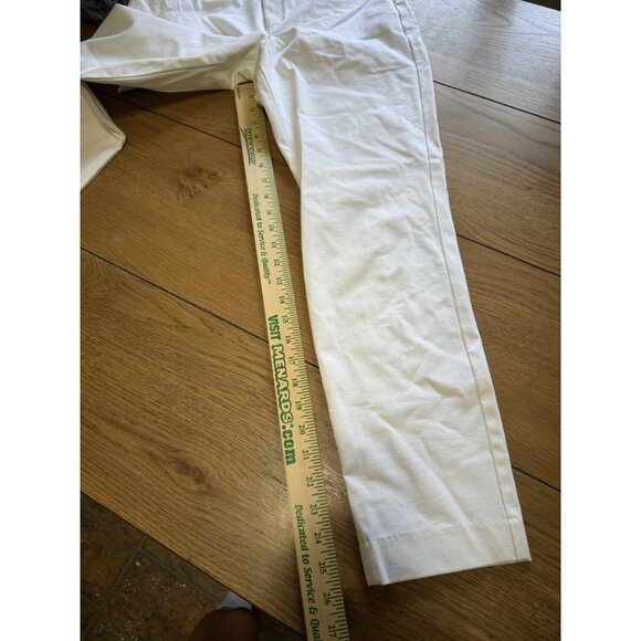 Old Navy Pants Women's Size 10 White High Rise Pixie Secret Smooth Pockets - Picture 6 of 14